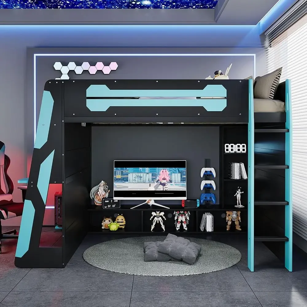 Esports Gaming Bed - Tempat Tidur Gaming Kayu Besar yang