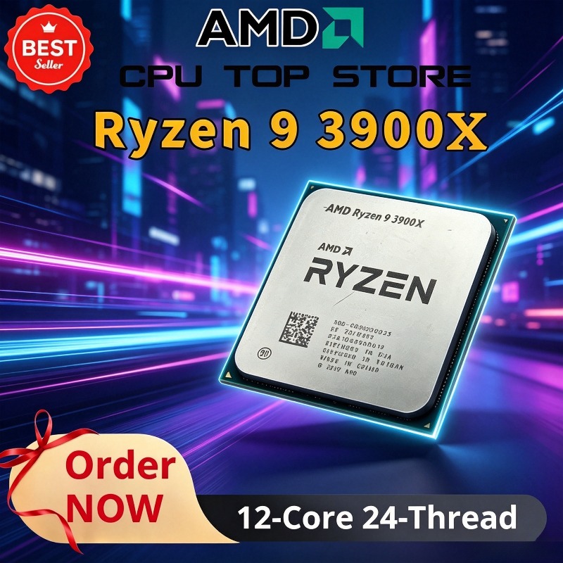 Amd Cpu Ryzen 9 - 100% Baru AMD Ryzen 9 3900X,