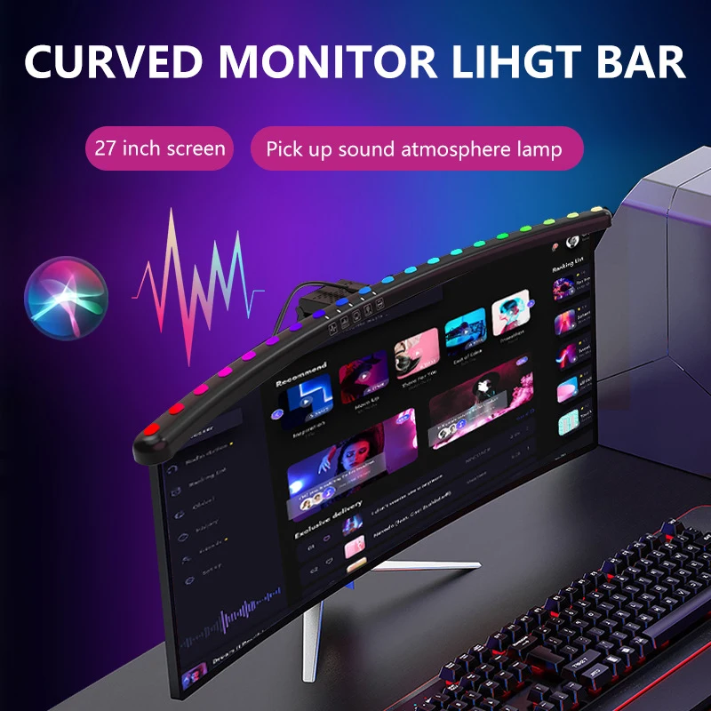 Lampu Gantung Layar LED RGB 60 - Esports Gaming Bed ulasan dan harga