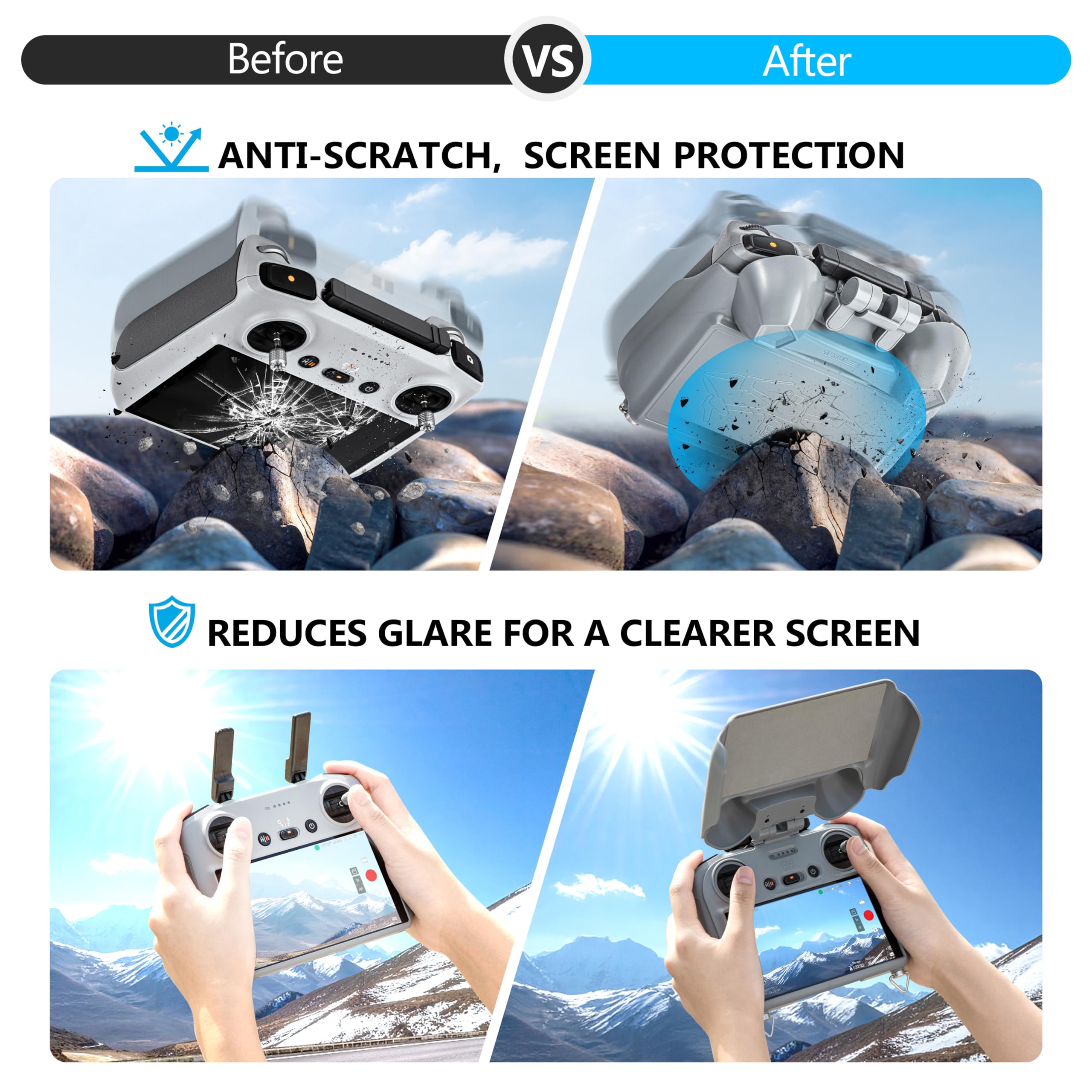 Tudung Matahari Mini 4 Pro unt - Controller Analog Stick ulasan dan harga