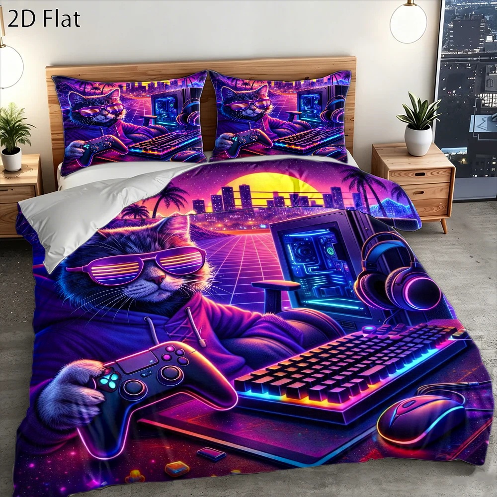 Set Selimut Cyberpunk Esports  - Esports Gaming Bed ulasan dan harga