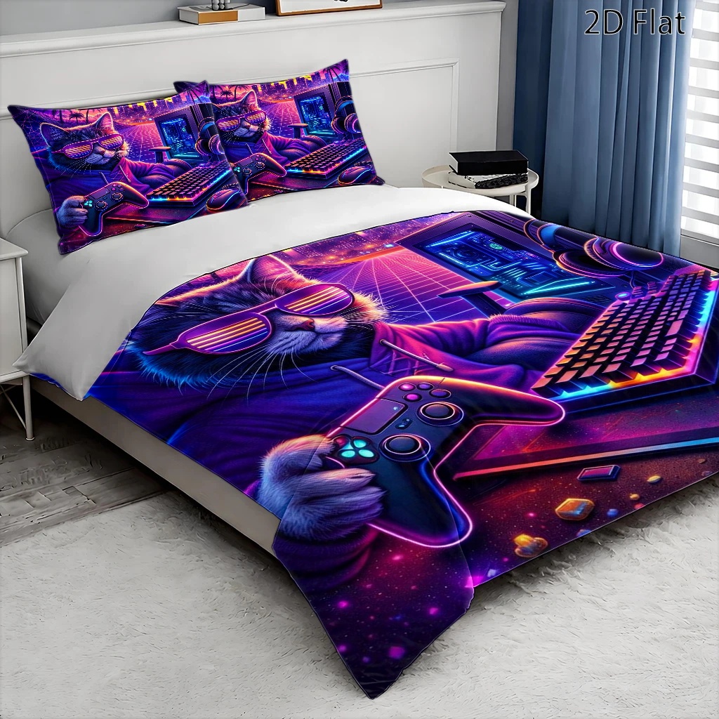 Set Selimut Cyberpunk Esports  - Esports Gaming Bed ulasan dan harga