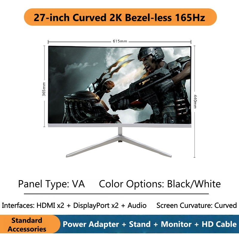 Monitor Gaming Lengkung 27 Inc - Gaming X Esports ulasan dan harga