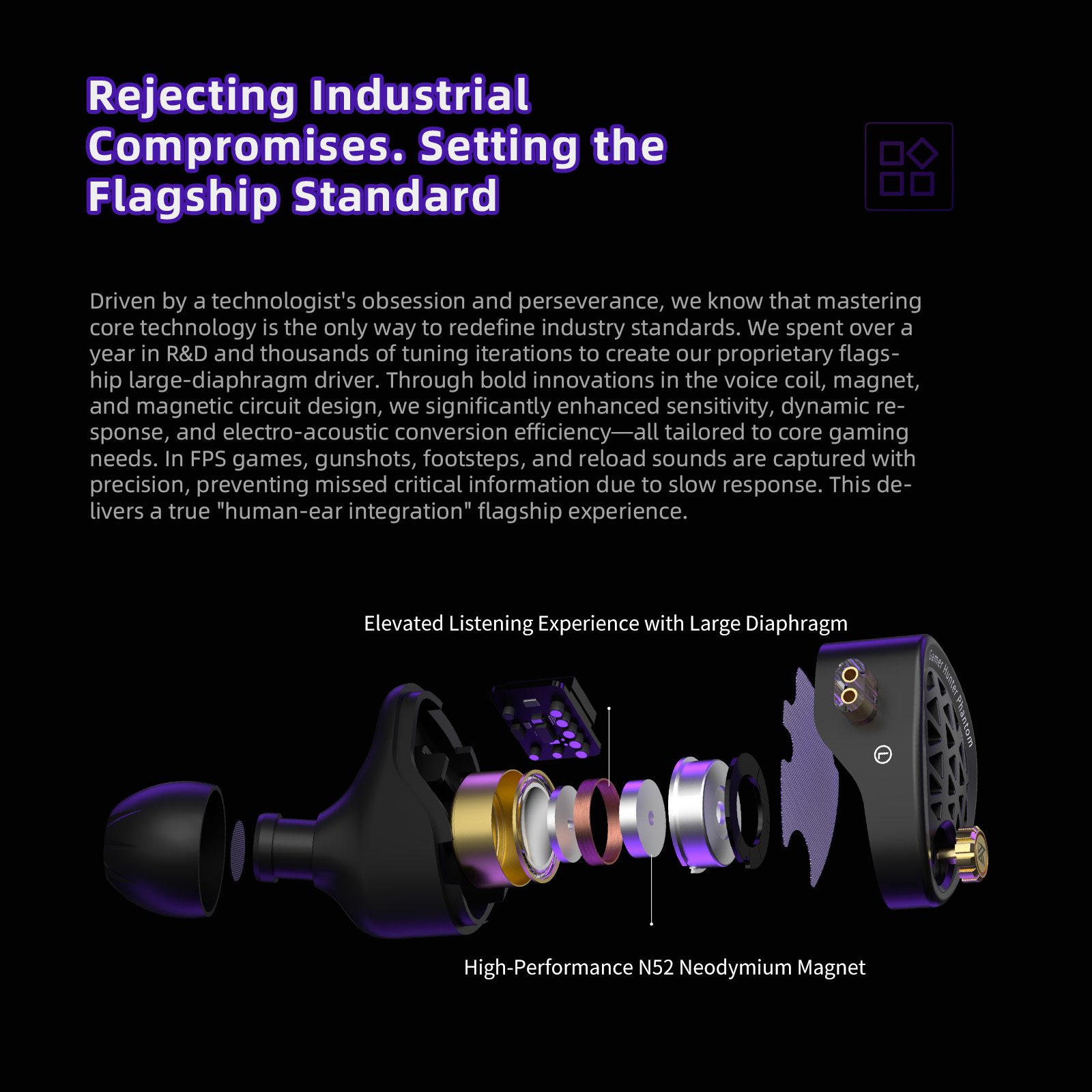KZ Phantom HiFi Grade Flagship - Esports Gaming Mobile ulasan dan harga