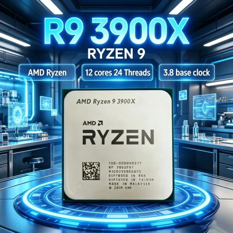 Prosesor AMD Ryzen 9 3900X Unl - Amd Cpu Ryzen 9 ulasan dan harga