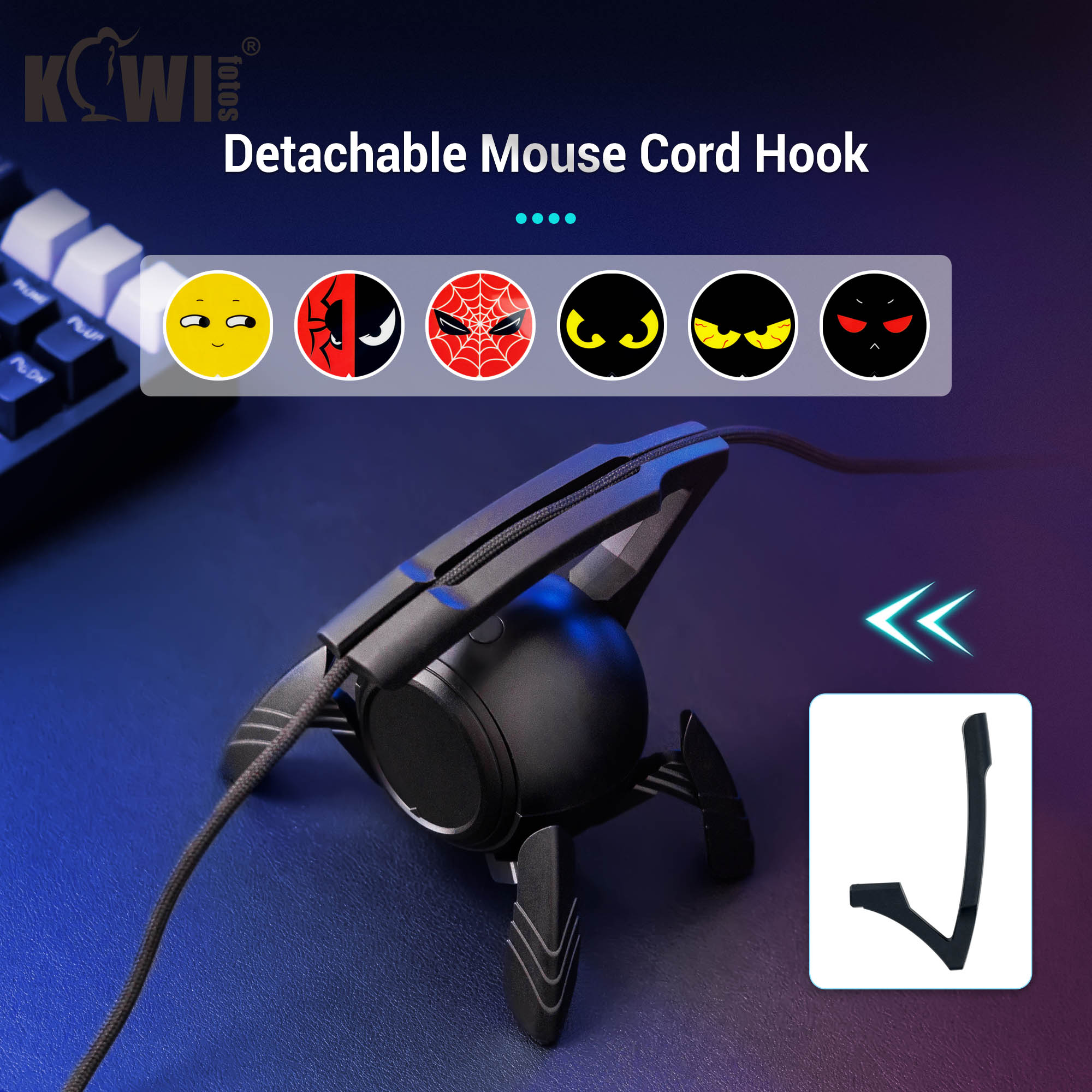 Pemegang kabel Mouse Gaming, p - Gaming X Esports ulasan dan harga