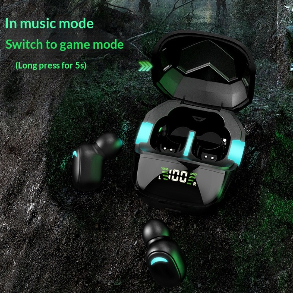 Headset Bluetooth Tampilan Lev - Esports Gaming Mobile ulasan dan harga