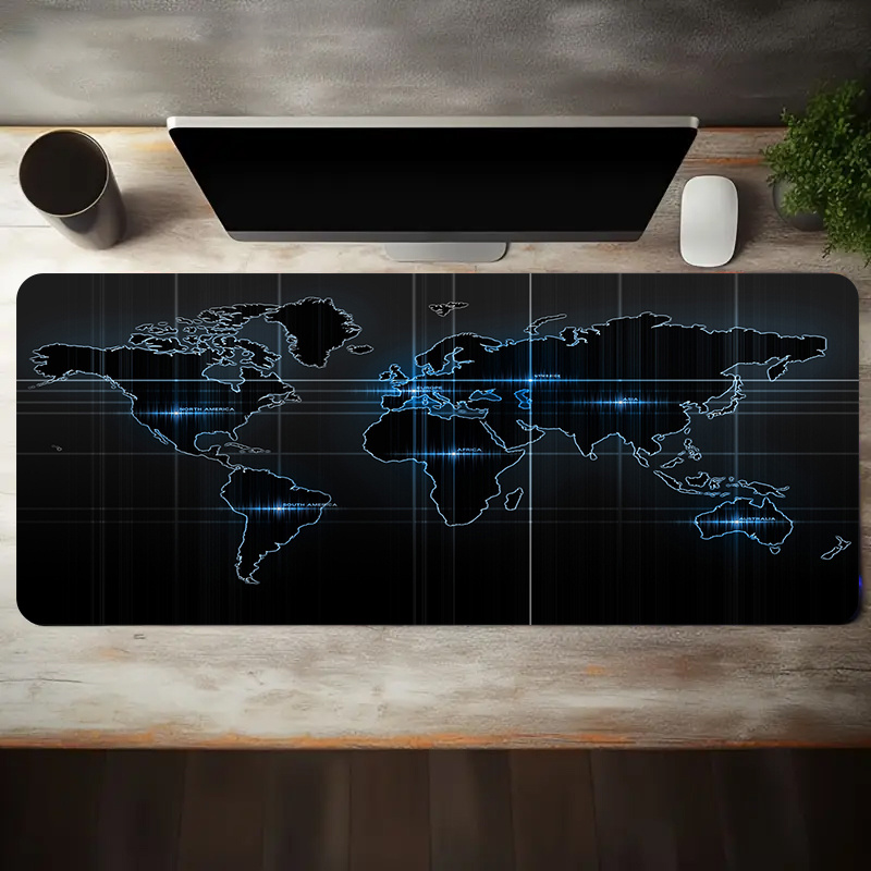 Tech World Map Gaming Mouse Pa - Esports Gaming World ulasan dan harga