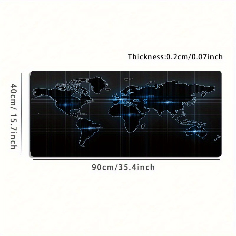 Tech World Map Gaming Mouse Pa - Esports Gaming World ulasan dan harga