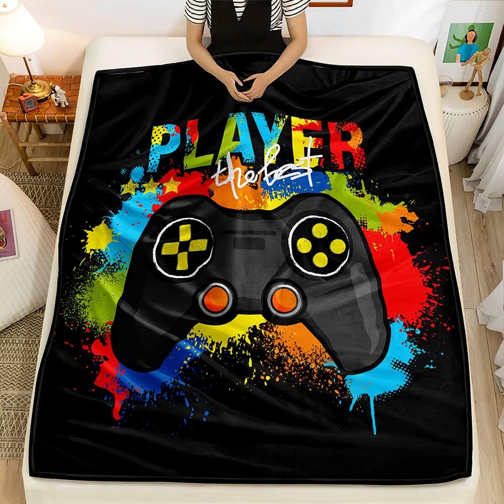 Selimut Bulu Domba Grafis Gami - Esports Gaming Bed ulasan dan harga