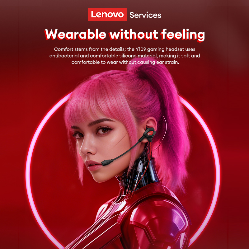 Lenovo Y109 Headset Gaming Ber - Esports Gaming Mobile ulasan dan harga