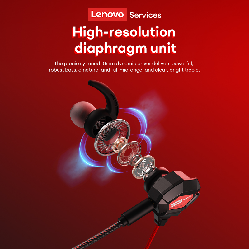 Lenovo Y109 Headset Gaming Ber - Esports Gaming Mobile ulasan dan harga
