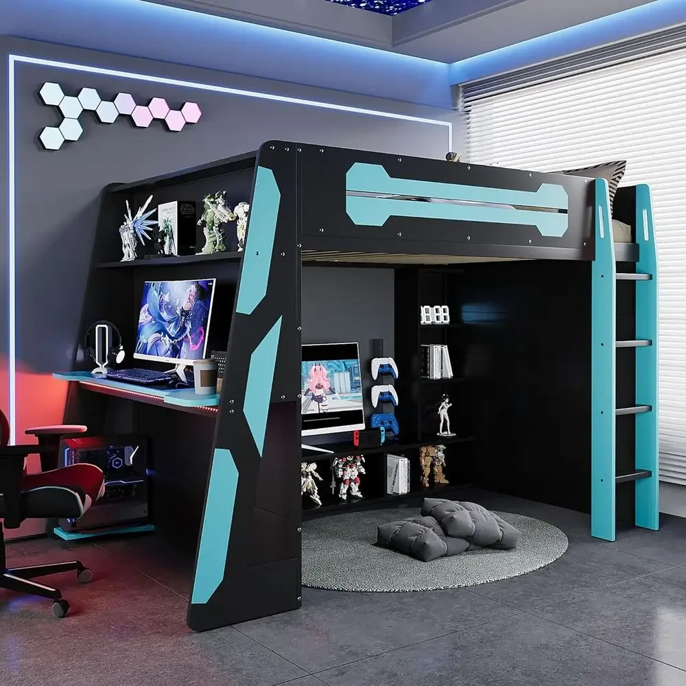 Tempat Tidur Gaming Kayu Besar - Esports Gaming Bed ulasan dan harga