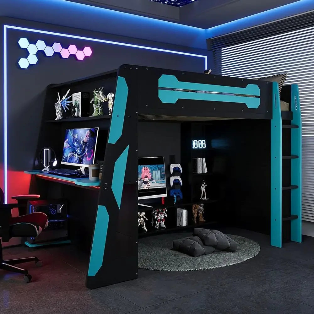 Tempat Tidur Gaming Kayu Besar - Esports Gaming Bed ulasan dan harga