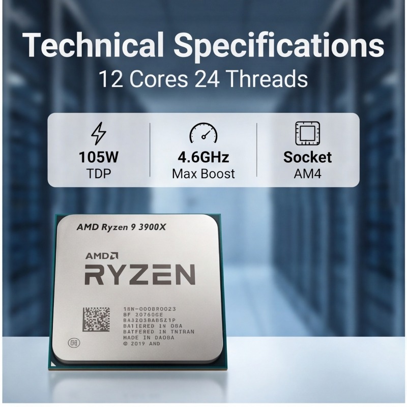 Prosesor Ryzen 9 3900X Untuk D - Amd Cpu Ryzen 9 ulasan dan harga