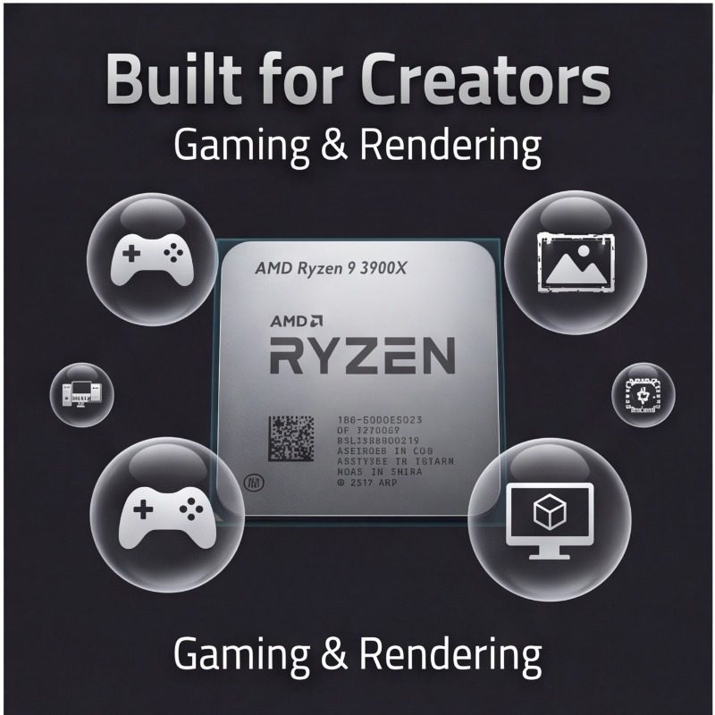 Prosesor Desktop AMD Ryzen 9 3 - Amd Cpu Ryzen 9 ulasan dan harga