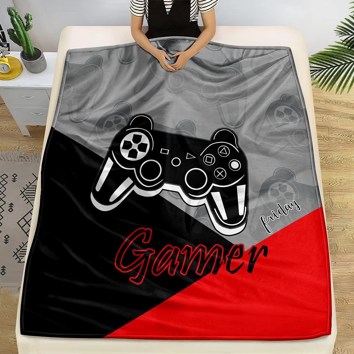 Selimut Lempar Fleece Jumbo Ga - Esports Gaming Bed ulasan dan harga