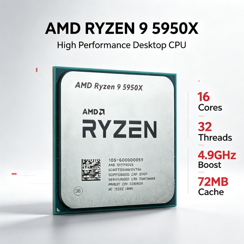 Prosesor AM4 AMD Ryzen 9 5950X - Amd Cpu Ryzen 9 ulasan dan harga