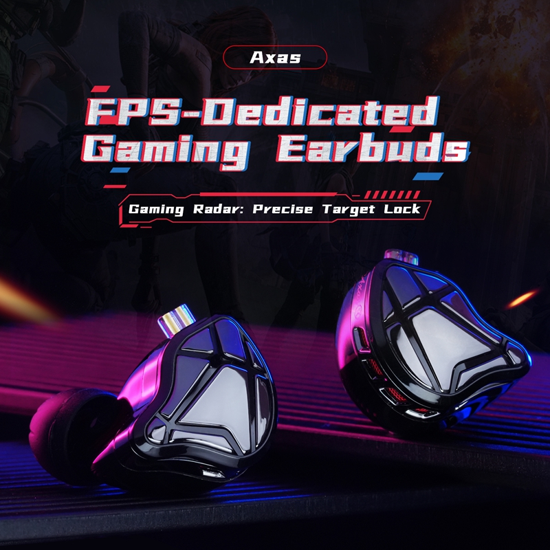    KZ Axas FPS Gaming IEM Hea - Esports Gaming Mobile ulasan dan harga